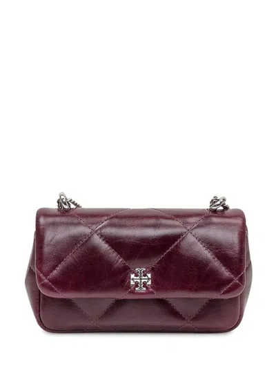 Tory Burch Quilted Leather Bag In Red