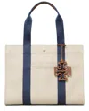 Tory Burch Tory Canvas & Leather Tote
