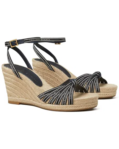 Tory Burch Tory Ribbon Wedge Espadrille In Multi