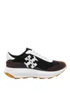 Tory Burch Suede Round Toe Sneakers With Vibram Sole In Multi