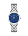Tory Burch The Tory Bracelet Watch, 34mm In Blue/silver