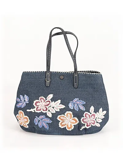 Pre-owned Tory Burch Tote Bag In Blue
