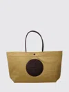 Tory Burch Ella Twist Nylon Shoulder Bag With Maxi Logo Patch On The Front In Neutral