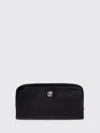 Tory Burch Rectangular Silk Nylon Blend Handbag Accessory In Black