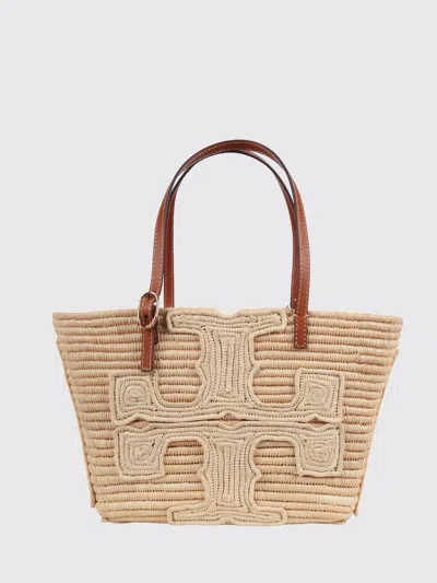 Tory Burch Tote Bag Woman Color Beige In Neutral