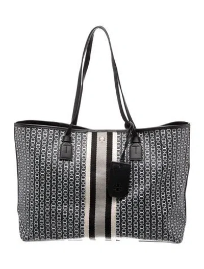 Pre-owned Tory Burch Tote In Black