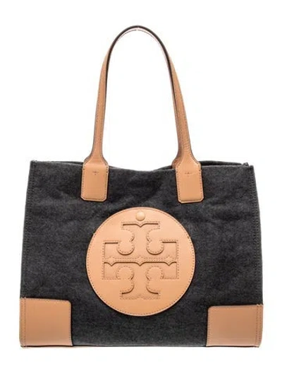 Pre-owned Tory Burch Tote In Gray