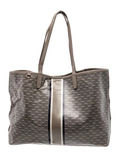 Pre-owned Tory Burch Tote In Green
