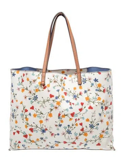 Pre-owned Tory Burch Tote In Neutral