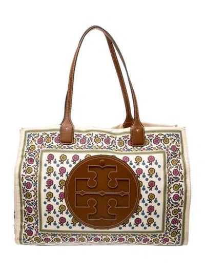 Pre-owned Tory Burch Tote In Neutrals