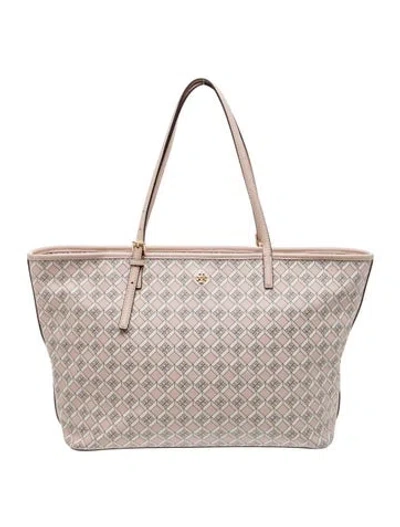 Pre-owned Tory Burch Tote In Pink