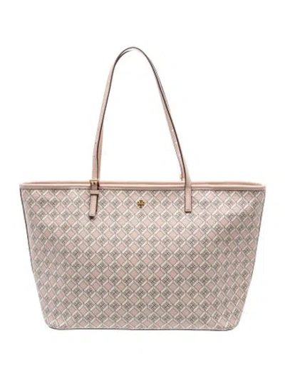 Pre-owned Tory Burch Tote In Pink
