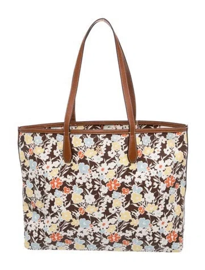 Pre-owned Tory Burch Tote W/ Tags In Brown