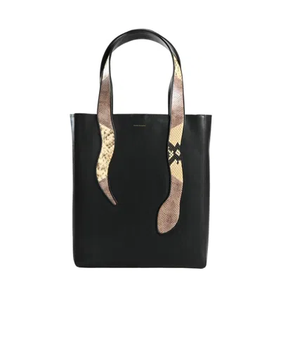 Tory Burch Tote With Top Handle In Black