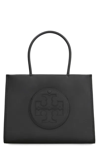 Tory Burch Ella Logo Patch Large Tote Bag In Black