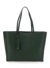 Tory Burch Perry Triple-compartment Tote In Green