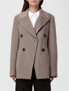 Tory Burch Relaxed Twill Jacket In Neutral