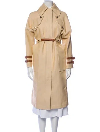 Pre-owned Tory Burch Trench Coat W/ Tags In Brown