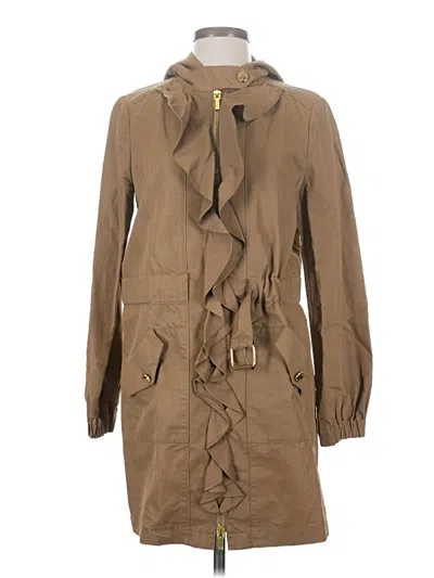 Pre-owned Tory Burch Trenchcoat In Brown