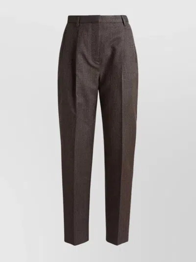TORY BURCH TROUSERS BELT LOOPS COTTON BLEND