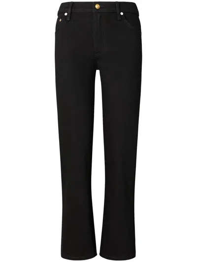 Tory Burch Black Kick Flare Jeans