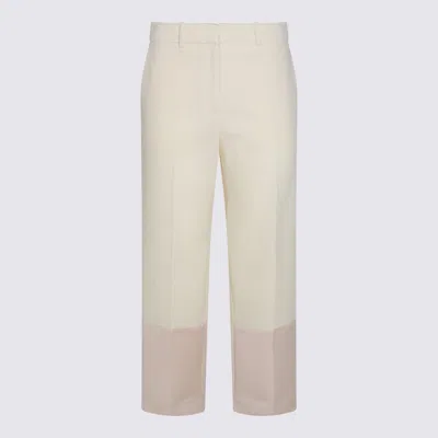 TORY BURCH TROUSERS FRENCH CREAM