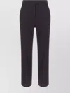 Tory Burch Trousers Wool Back Pocket In Black