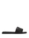 Tory Burch Double T Burch Slide In Black