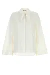 Tory Burch Cotton Bow Tunic In White