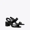 Tory Burch Turnlock Heeled Sandal In Multi