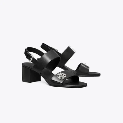 TORY BURCH TURNLOCK HEELED SANDAL
