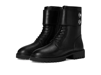 Tory Burch Turnlock Lug Boot 40mm In Black