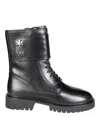 Tory Burch Turnlock Lug Boot 40mm In Black