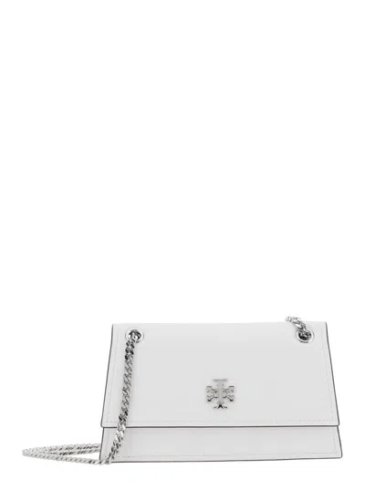 Tory Burch Turnlock Shoulder Bag In White