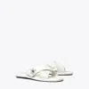 Tory Burch Turnlock Sandals In Cloud/cloud