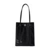 Tory Burch Turnlock Small Shopper Bag In Black