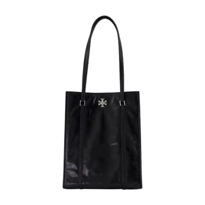 Tory Burch Turnlock Small Shopper Bag In Black