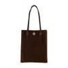 Tory Burch Turnlock Small Shopper Bag In Brown