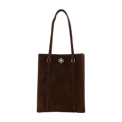 Tory Burch Turnlock Small Shopper Bag In Brown