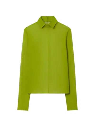 Tory Burch Poloshirt Mit Rollkragen In Green