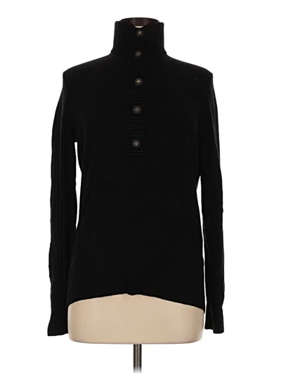 Pre-owned Tory Burch Turtleneck Sweater In Black