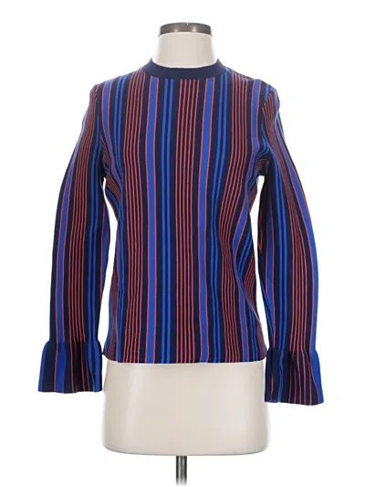 Pre-owned Tory Burch Turtleneck Sweater In Blue