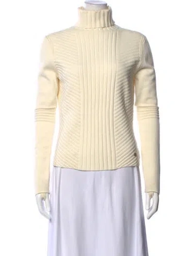 Pre-owned Tory Burch Turtleneck Sweater In Neutrals