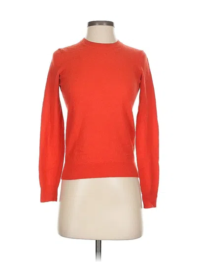 Pre-owned Tory Burch Turtleneck Sweater In Red