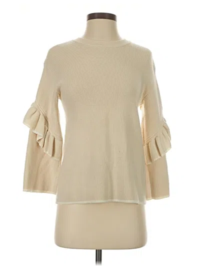 Pre-owned Tory Burch Turtleneck Sweater In Tan