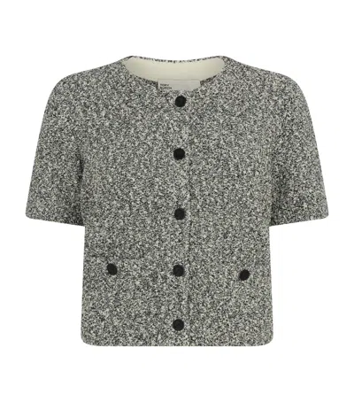 TORY BURCH TWEED CROPPED JACKET