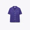 Tory Burch Twill Camp Shirt