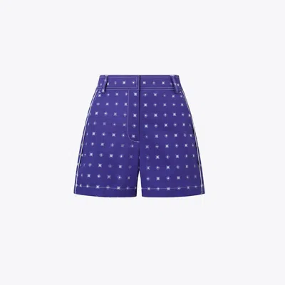 Tory Burch Twill Camp Short