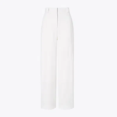 Tory Burch Twill Cargo Pant In White