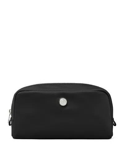 Tory Burch Twist Medium Nylon Cosmetic Case In Black